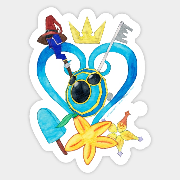 Kingdom Hearts Sticker by Envorenn